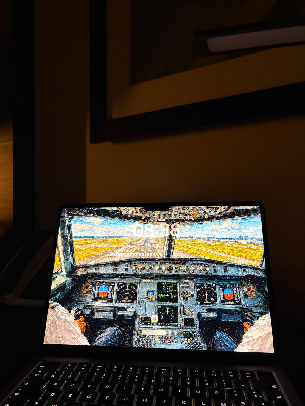 Sammlung von Cockpit-Ansichten